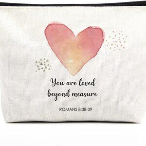 Christian Gifts for Women Religious Bible Verse Makeup Bag Inspirational Scriptu